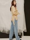 Medison String Satin Blouse Yellow - SORRY TOO MUCH LOVE - BALAAN 1