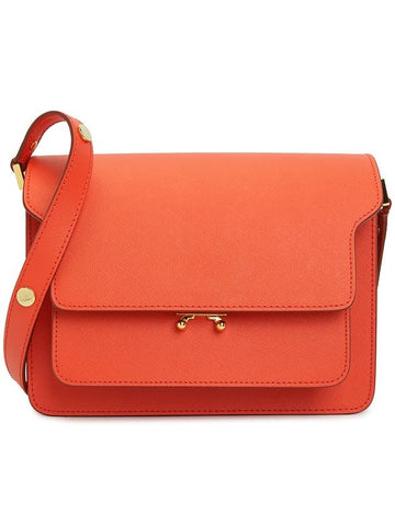 Trunk Medium Shoulder Bag Orange - MARNI - BALAAN 1