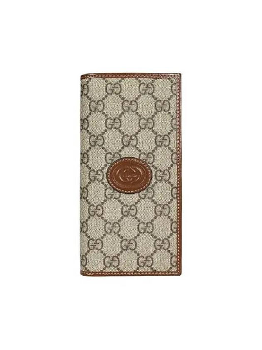 Interlocking G Long Wallet Beige - GUCCI - BALAAN 2