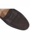 Men's Suede Gommino Driving Shoes Brown - TOD'S - BALAAN 3