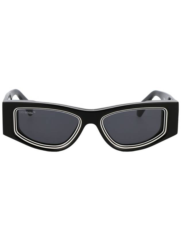 Eyewear Andy Square Frame Sunglasses Black - OFF WHITE - BALAAN 2