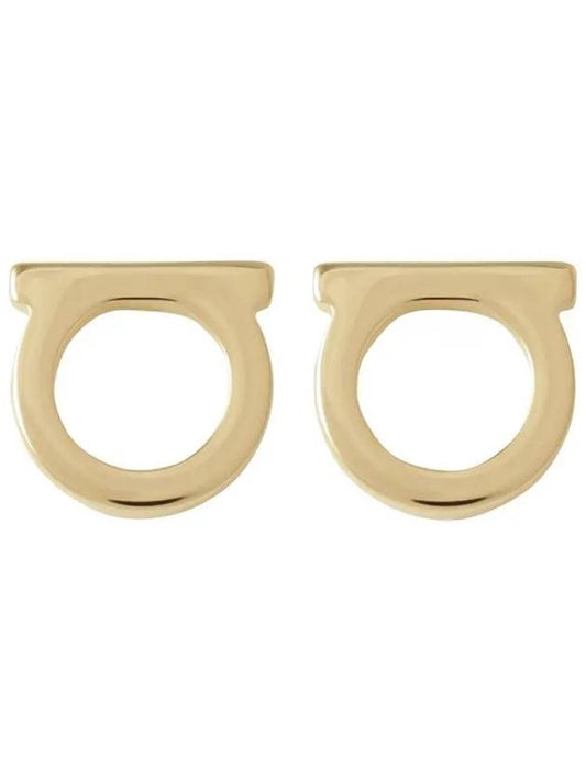 Gancini Small Earrings Gold - SALVATORE FERRAGAMO - BALAAN 2