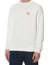 Chillax Fox Patch Classic Sweatshirt Ecru - MAISON KITSUNE - BALAAN 4