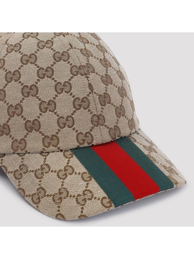 Original GG Base Ball Cap Beige Ebony - GUCCI - BALAAN 3