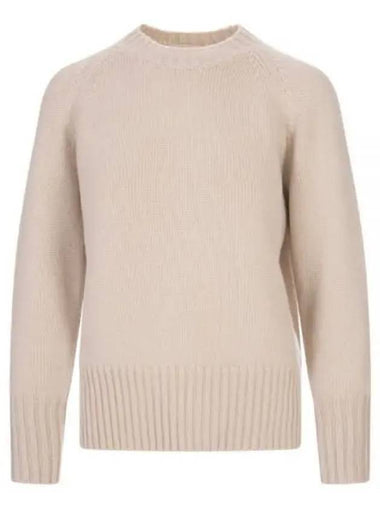 ARG PERSIA BICOLOR SWEATER NATURALEGREY 5UI07085B 18 Cashmere Round Neck Knit - FEDELI - BALAAN 1