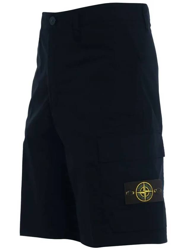 Cargo Bermuda Shorts Navy - STONE ISLAND - BALAAN 5