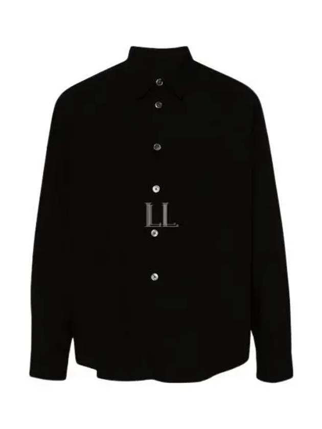 Beyond Liquid Poplin Long Sleeve Shirt Black - OUR LEGACY - BALAAN 2