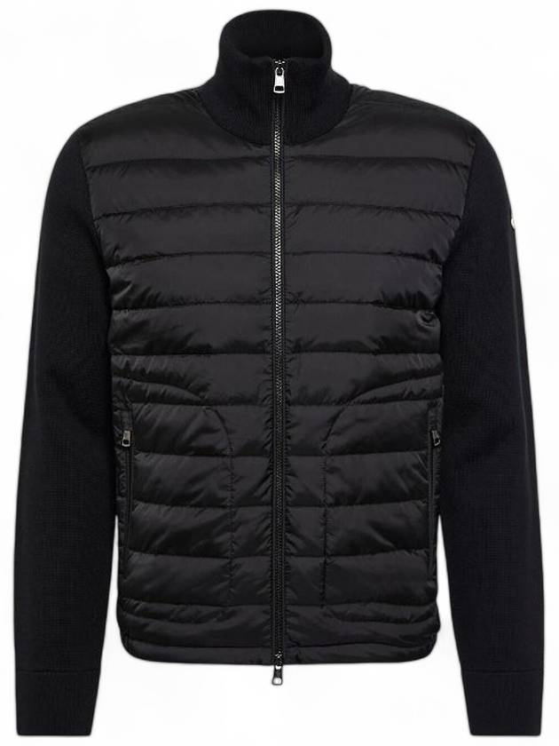 Men s knit padded jacket black 50700 - MONCLER - BALAAN 6