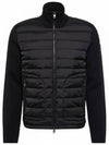 Men s knit padded jacket black 50700 - MONCLER - BALAAN 1