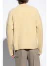 De Coeur Intarsia Knit Top Light Yellow - AMI - BALAAN 4