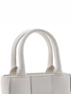 Cassette Mini Tote Bag White - BOTTEGA VENETA - BALAAN 8