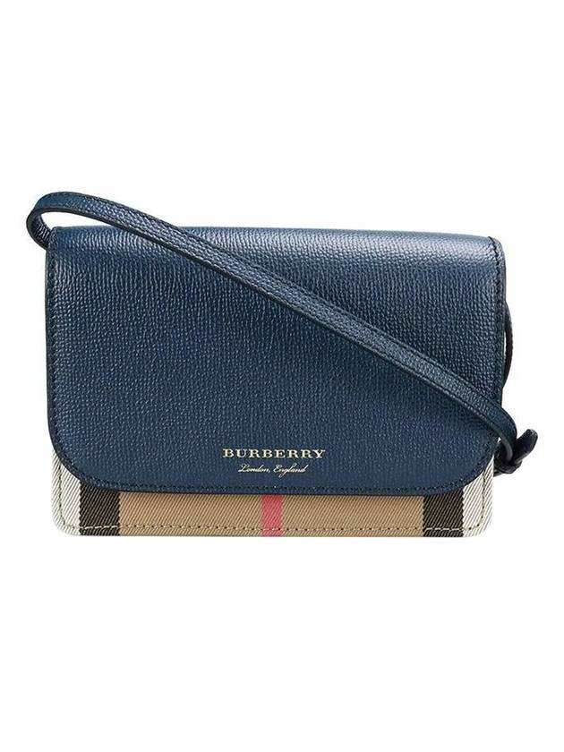 New Hampshire Shoulder Bag Navy - BURBERRY - BALAAN 1