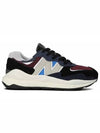 Dahood Hub 5740 Low Top Sneakers Navy Burgundy - NEW BALANCE - BALAAN 1