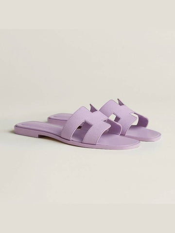 Oran ORAN sandals light purple H202272Z - HERMES - BALAAN 1