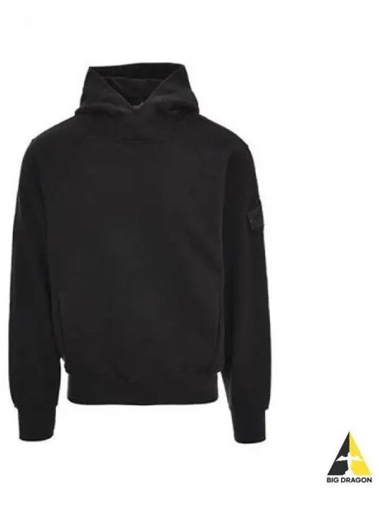 Shadow Project Cotton Hooded T shirt Black 781960219 - STONE ISLAND - BALAAN 1