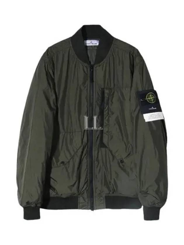 Garment Dyed Crinkle Reps Jacket Khaki - STONE ISLAND - BALAAN 2