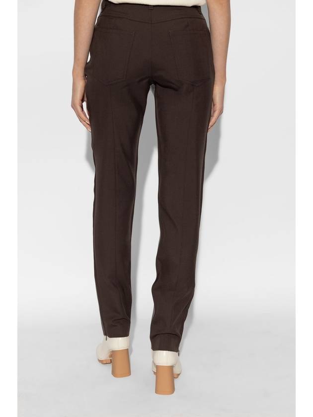 Marni Trousers Made Of Combined Materials, Women's, Brown - MARNI - BALAAN 4