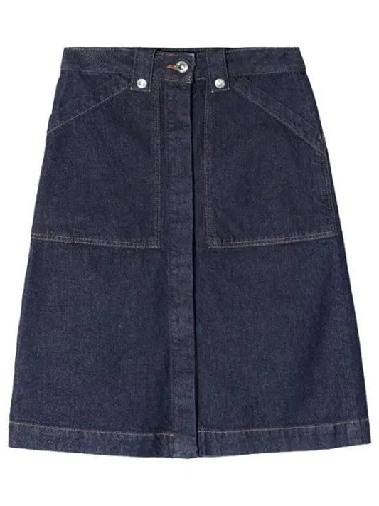 indigo denim skirt women - A.P.C. - BALAAN 1