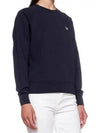 Tricolor Fox Patch Adjusted Sweatshirt Navy - MAISON KITSUNE - BALAAN 3