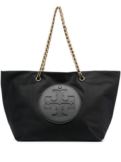 Ella Chain Tote Bag Black - TORY BURCH - BALAAN 2