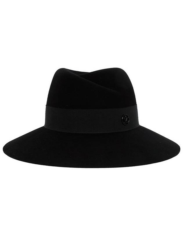 Virginie Wool Felt Fedora Black - MAISON MICHEL PARIS - BALAAN 1