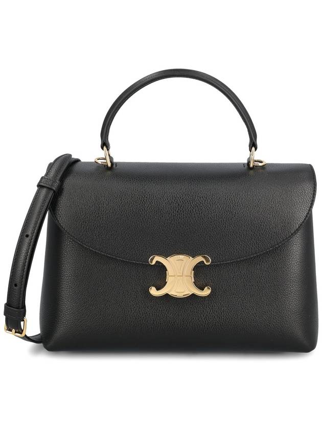 Medium Nino Supple Calfskin Cross Bag Black - CELINE - BALAAN 2