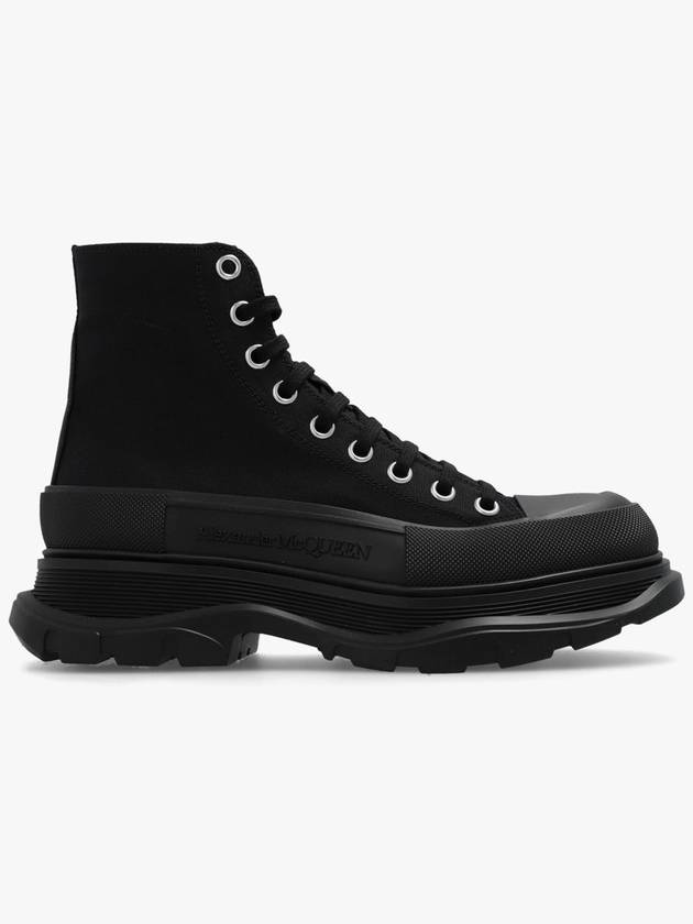 Tread Slick High Top Sneakers Black - ALEXANDER MCQUEEN - BALAAN 2