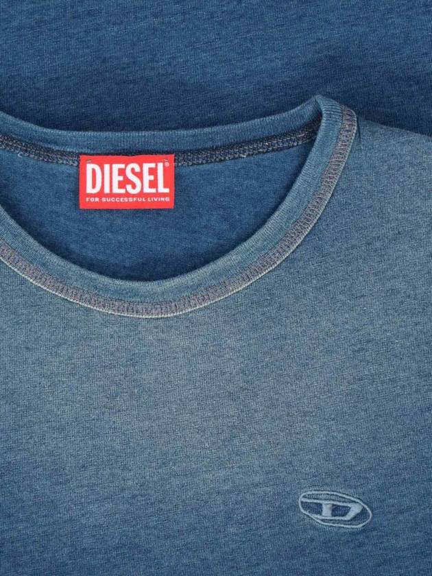 T Boxt R11 Crewneck Short Sleeve T-Shirt Blue - DIESEL - BALAAN 4