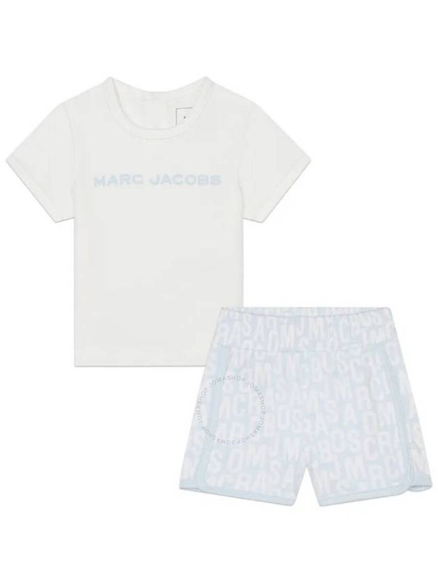 Little Marc Jacobs Boys Logo Print Shorts Set, Size 9M - MARC JACOBS - BALAAN 1