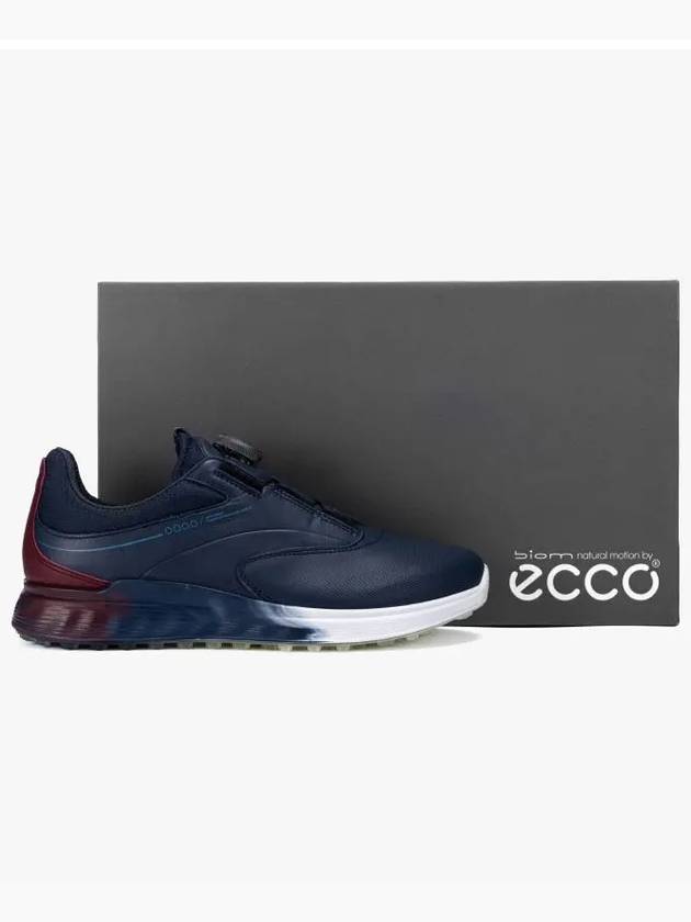 M Golf S Three Boa Spikeless Blue - ECCO - BALAAN 5