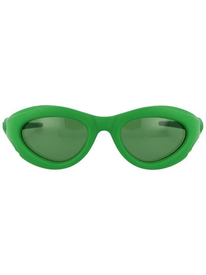 Eyewear Oval Sunglasses Green - BOTTEGA VENETA - BALAAN 2