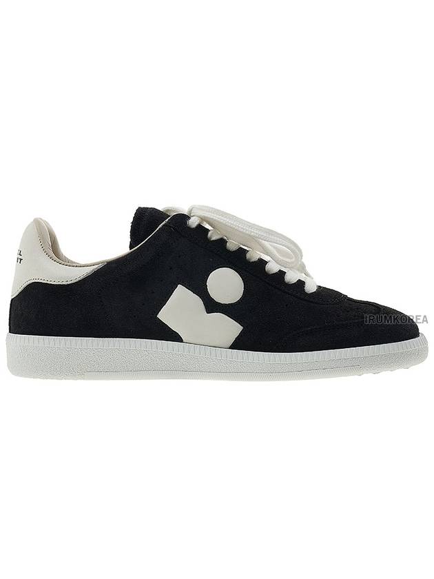 Bryce Suede Low Top Sneakers Black - ISABEL MARANT - BALAAN 3