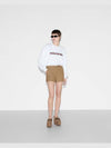 Print Cotton Jersey Sweatshirt White - GUCCI - BALAAN 3