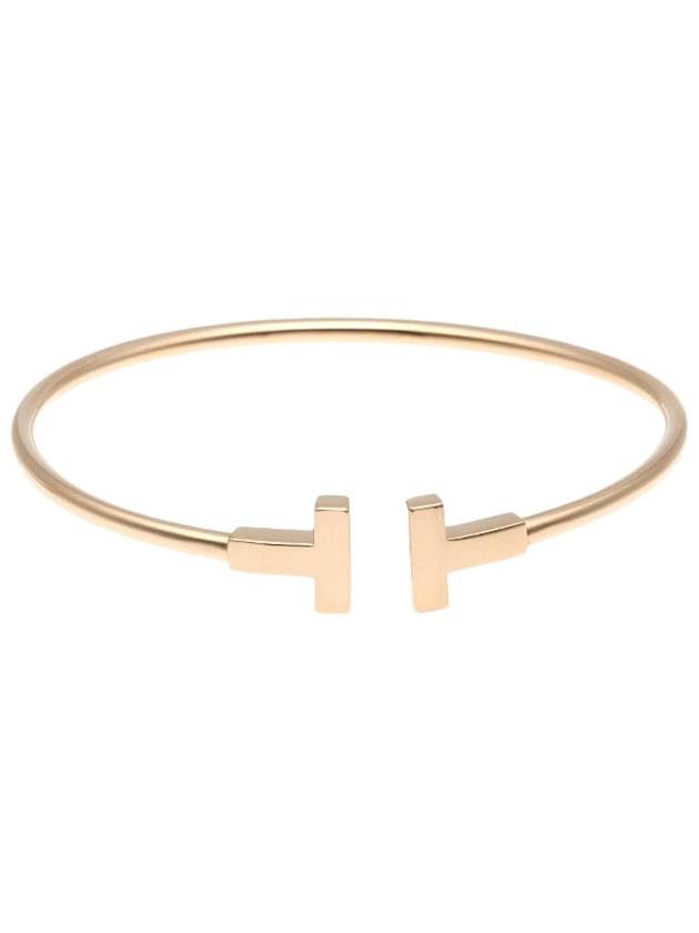 T wire bracelet rose gold - TIFFANY & CO. - BALAAN.