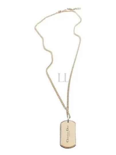 Chain Logo Necklaces Gold - DIOR - BALAAN 2