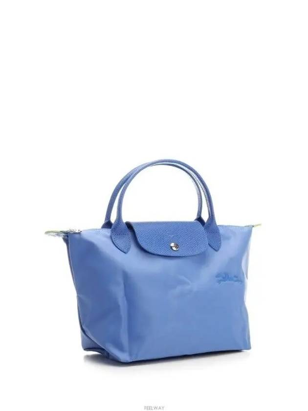 Longchamp Le Pliage Green Small Top Handle Bag Cornflower L1621919P82 - MAISON KITSUNE - BALAAN 4