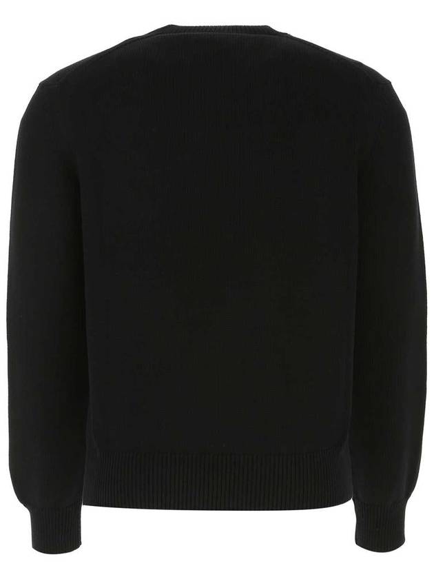 Embroidered Logo Knit Top Black - ALEXANDER MCQUEEN - BALAAN 3