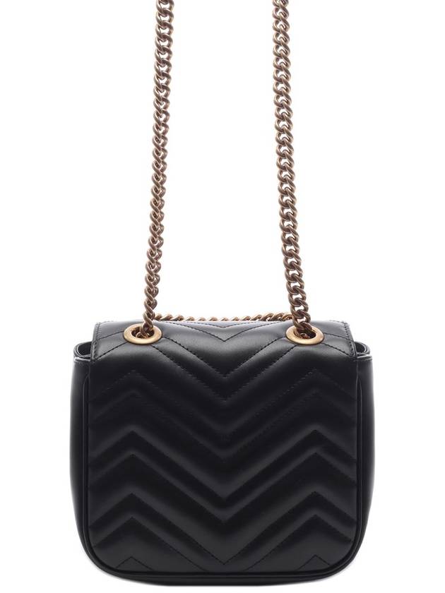 GG Marmont Matelasse Small Shoulder Bag Black - GUCCI - BALAAN 5