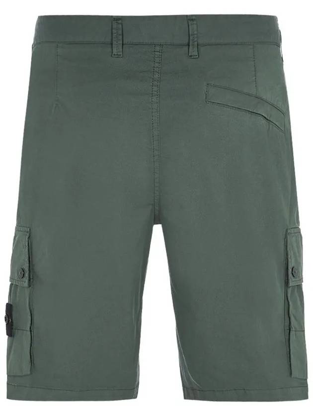 Wappen Cargo Bermuda Shorts Dark Green - STONE ISLAND - BALAAN 3