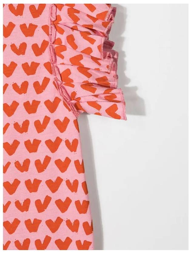 Kids Women Heart Print T Shirt 602649 SQJD3 H503 - STELLA MCCARTNEY - BALAAN 4