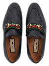 Men's Horsebit Loafers Black - GUCCI - BALAAN 7