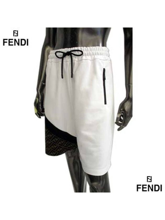 FF logo bermuda pants - FENDI - BALAAN 1