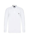 Zebra Logo Long Sleeve PK Shirt White - PAUL SMITH - BALAAN.