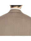 Logo Classic Cashmere Single Coat Brown - DIOR - BALAAN 9