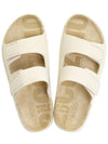 Women's 2nd Cozmo Slippers Ivory - ECCO - BALAAN 3