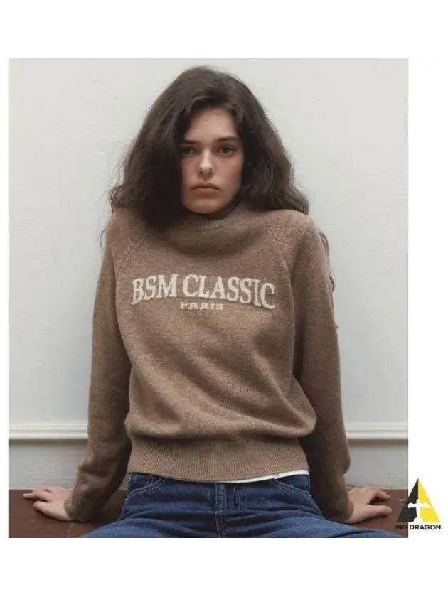 BSM CLASSIC KNIT PULLOVER MOCHACCINO - BENSIMON - BALAAN 1