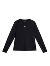 Ada Logo Print Long Sleeve T-Shirt Black - J.LINDEBERG - BALAAN 2