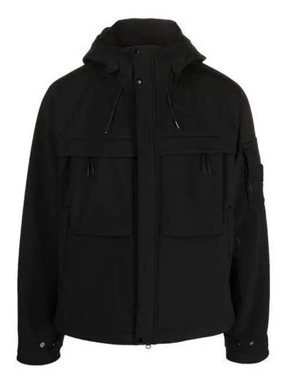 Men's Shell R Lens Wappen Hooded Jacket Black - CP COMPANY - BALAAN 2