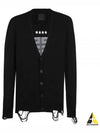 Back Logo Cardigan Black - GIVENCHY - BALAAN 2