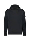 Ghost Piece Hoodie Black - STONE ISLAND - BALAAN 2